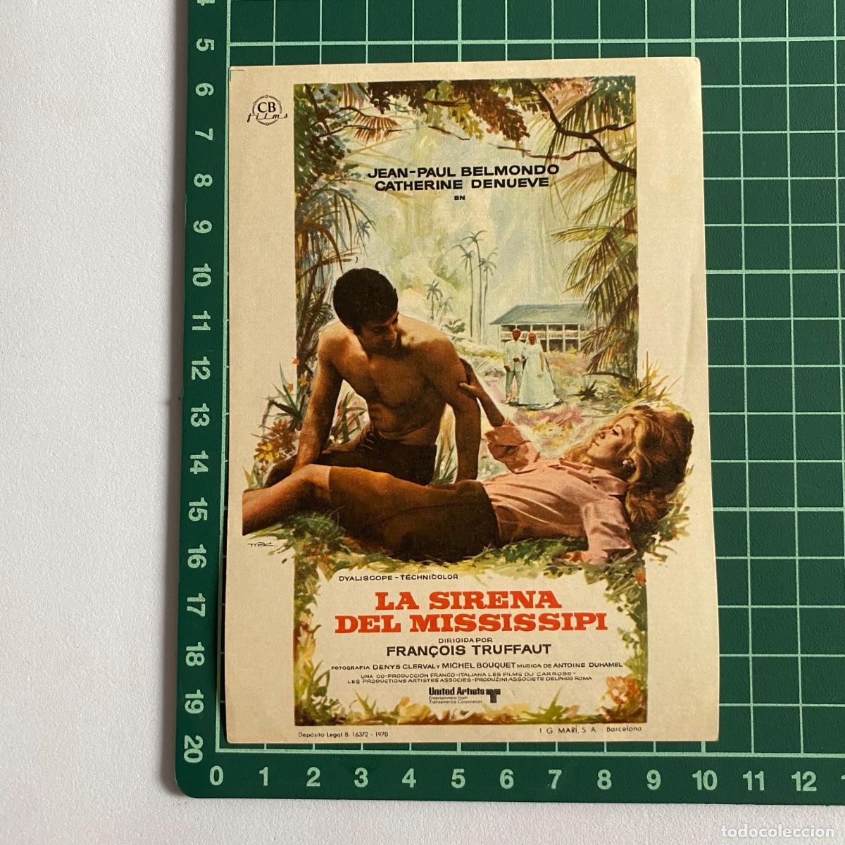  Foglietti di film di film antichi di cinema: Programa de cine folleto de mano pelicula Las sirena del mississipi