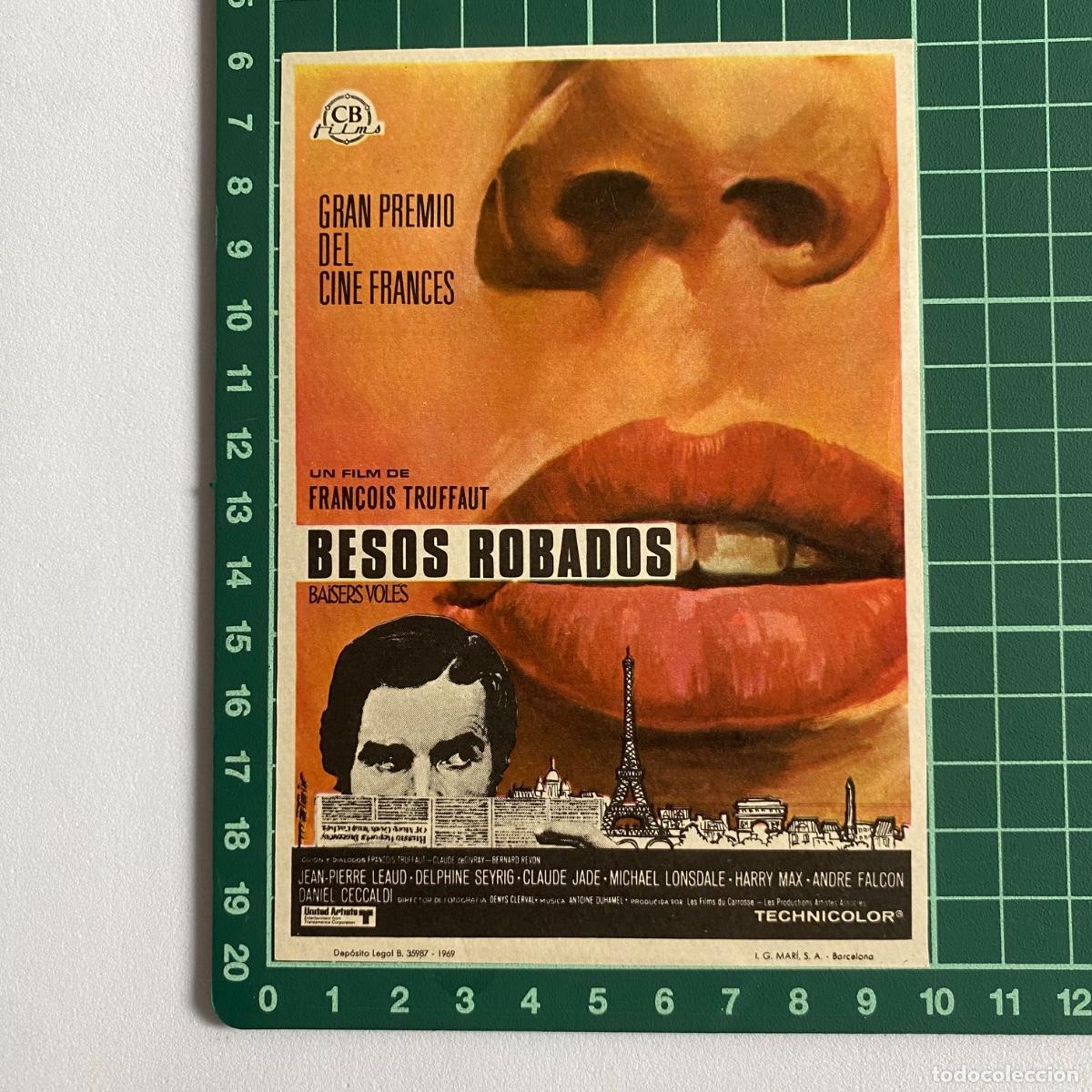  Foglietti di film di film antichi di cinema: Programa de cine folleto de mano pelicula Besos robados