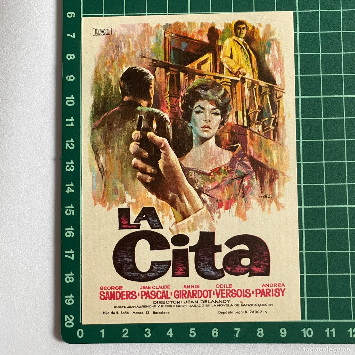 Cine: Programa de cine folleto de mano pelicula La cita - Foto 1