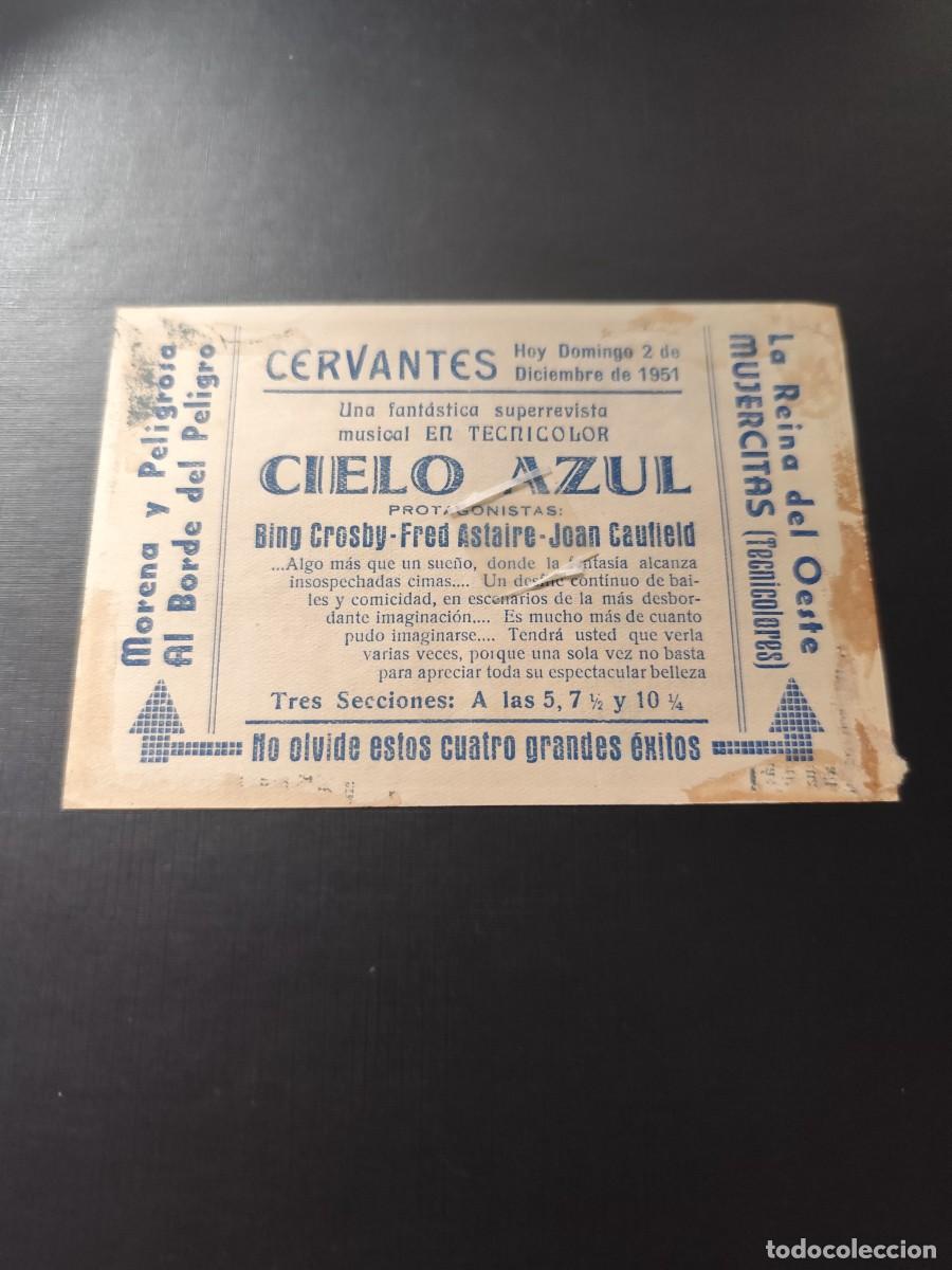 Cine: Cielo azul con publicidad Cervantes - Foto 2