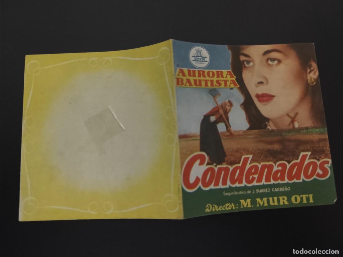  Foglietti di film di film antichi di cinema: Condenados Doble sin Publicidad