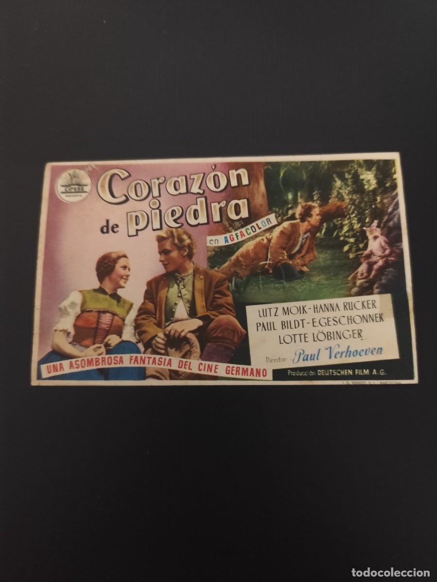  Foglietti di film di film antichi di cinema: Coraz&oacute;n de piedra sin Publicidad