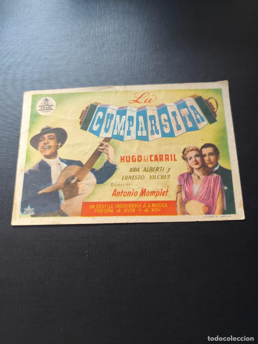  Foglietti di film di film antichi di cinema: La cumparsita sin publicidad