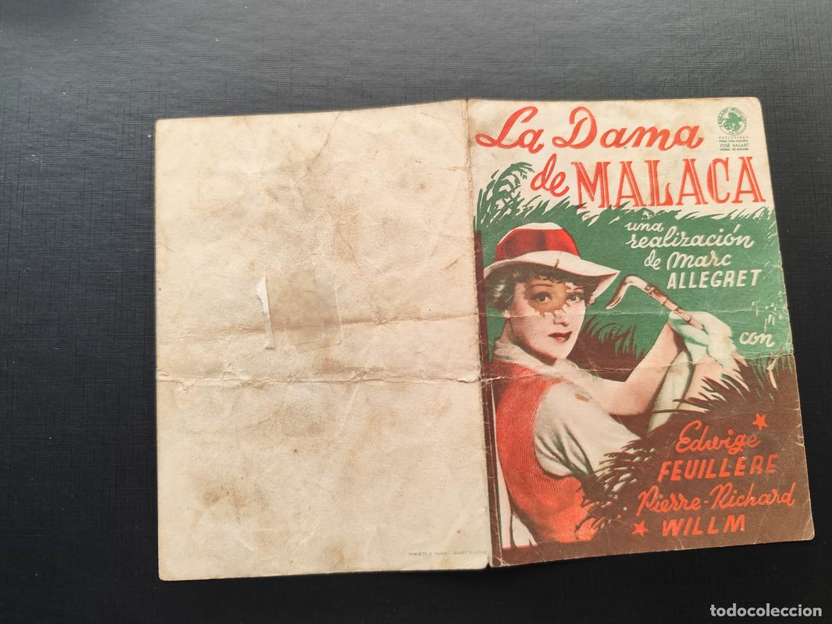  Foglietti di film di film antichi di cinema: La Dama de M&aacute;laca Doble sin publicidad