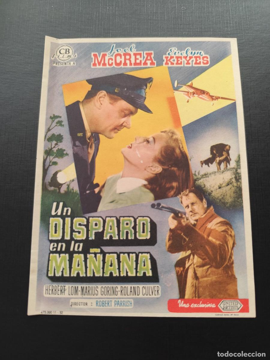  Foglietti di film di film antichi di cinema: Un disparo en la ma&ntilde;ana sin publicidad