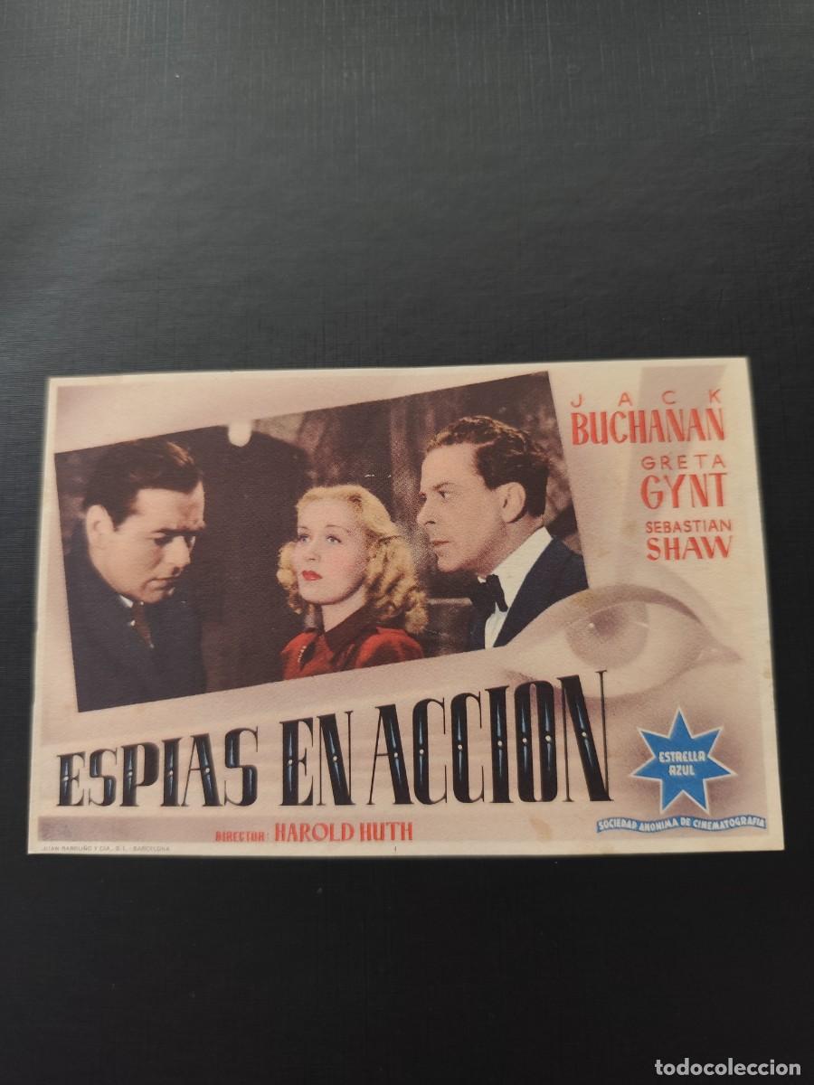  Foglietti di film di film antichi di cinema: Espias en acci&oacute;n sin Publicidad
