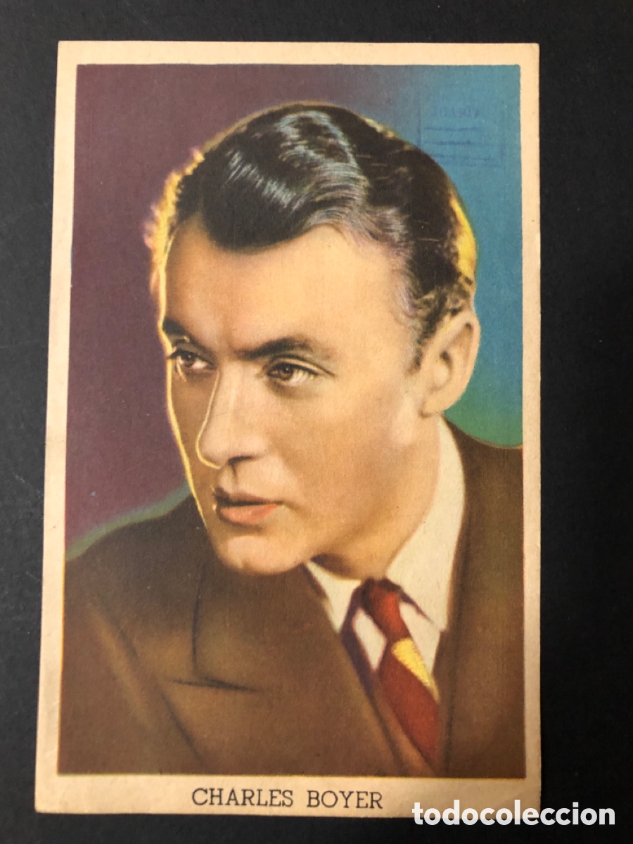  Flyers Publicitaires de films Anciens: Programa foto charles boyer con publicidad productos de belleza Risler A12