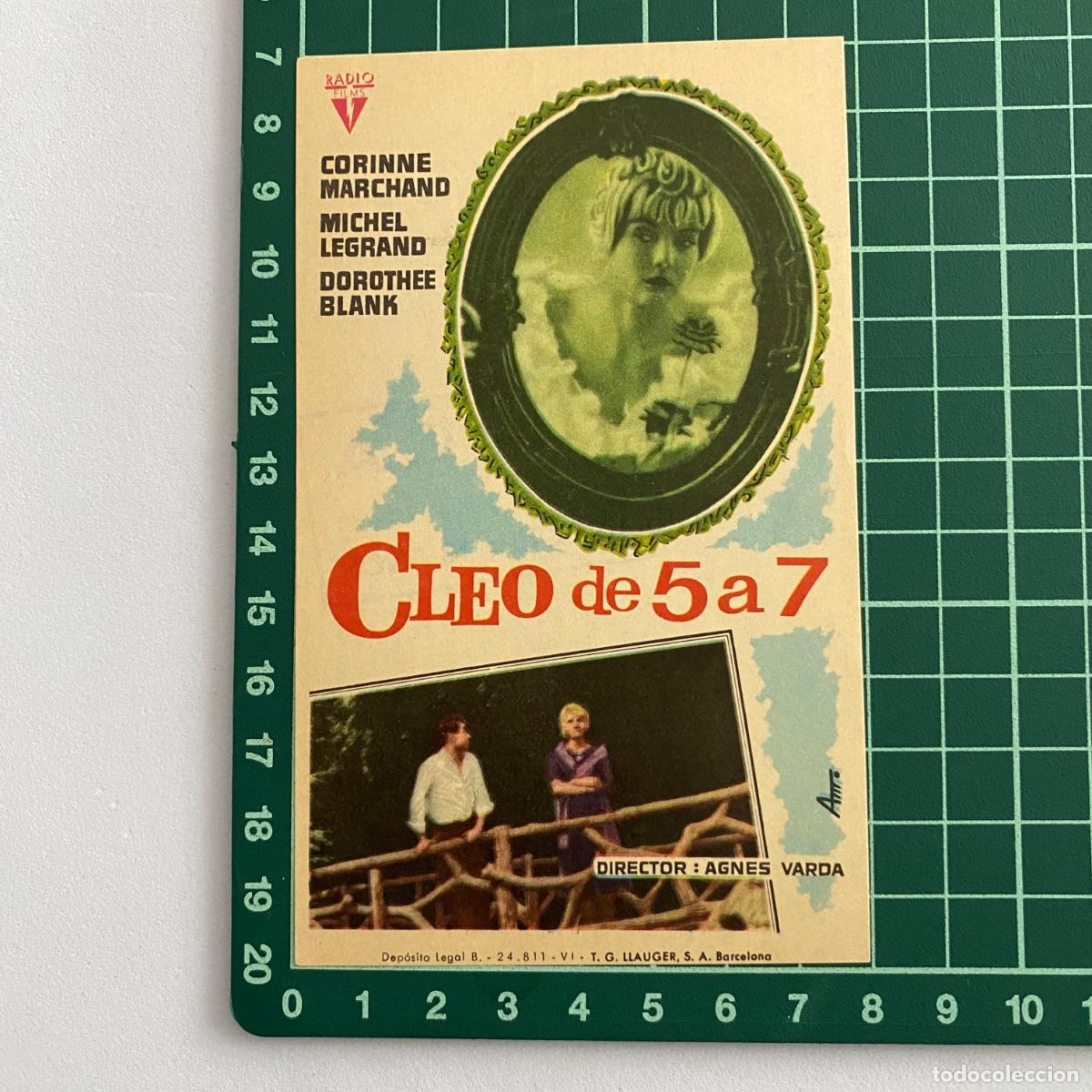 Cine: Programa de cine folleto de mano pelicula Cleo de 5 a 7 Coca - Foto 1