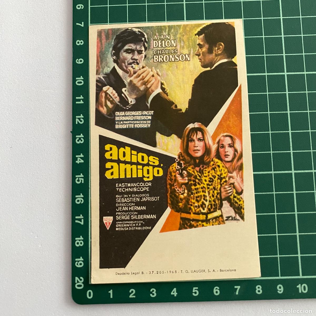 Cine: Programa de cine folleto de mano pelicula Adios amigo - Foto 1
