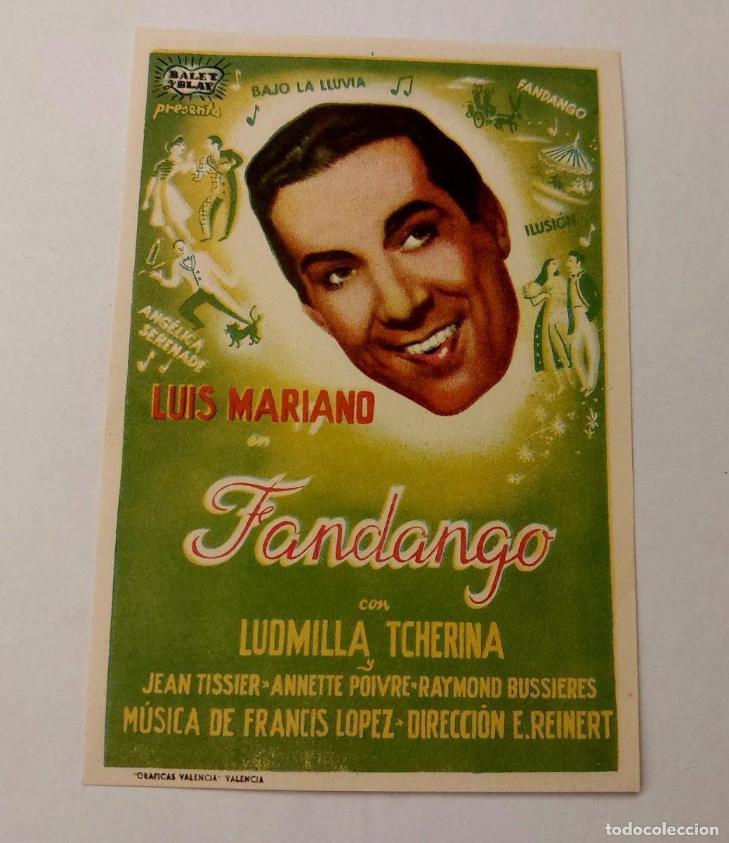 Cine: Fandango Luis Mariano 1949 Sin Publicidad - Foto 1