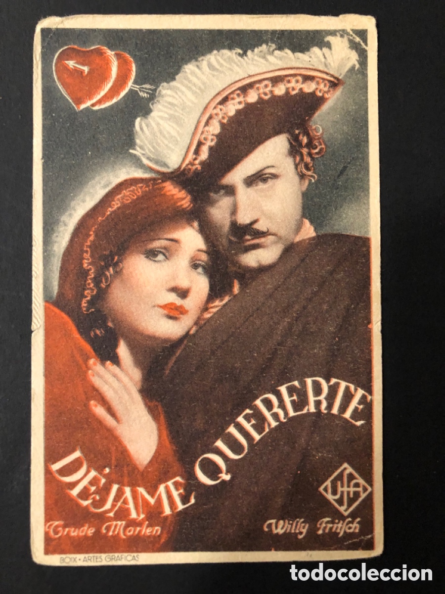 Cine: Programa d&eacute;jame quererte willy fritsch A12 - Foto 1