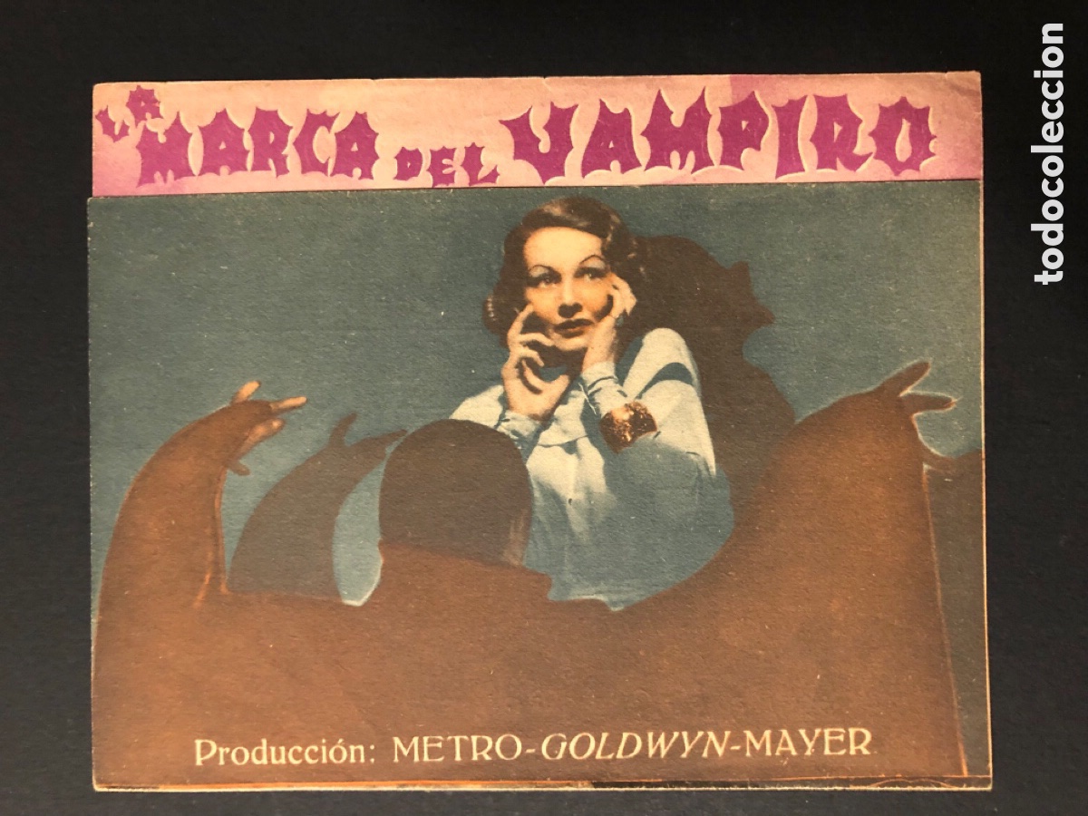 Cinema: Programa la marca del vampiro bela lugosi con publicidad sant bou de llobregat A12