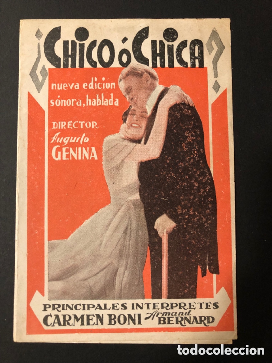 Cinema: Programa chico o chica carmen boni A12