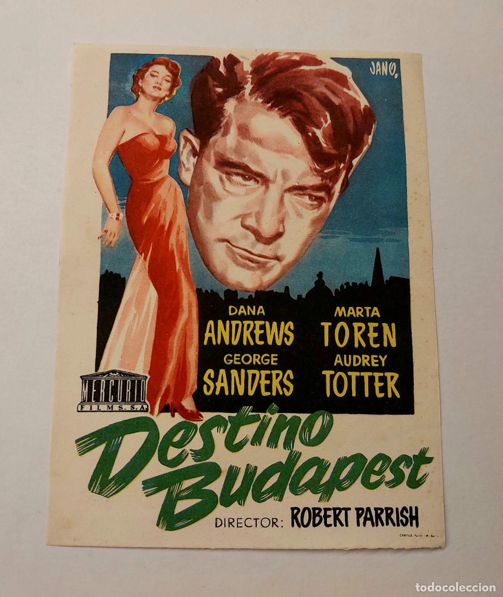 Cine: Destino Budapest 1952 Sin Publicidad - Foto 1