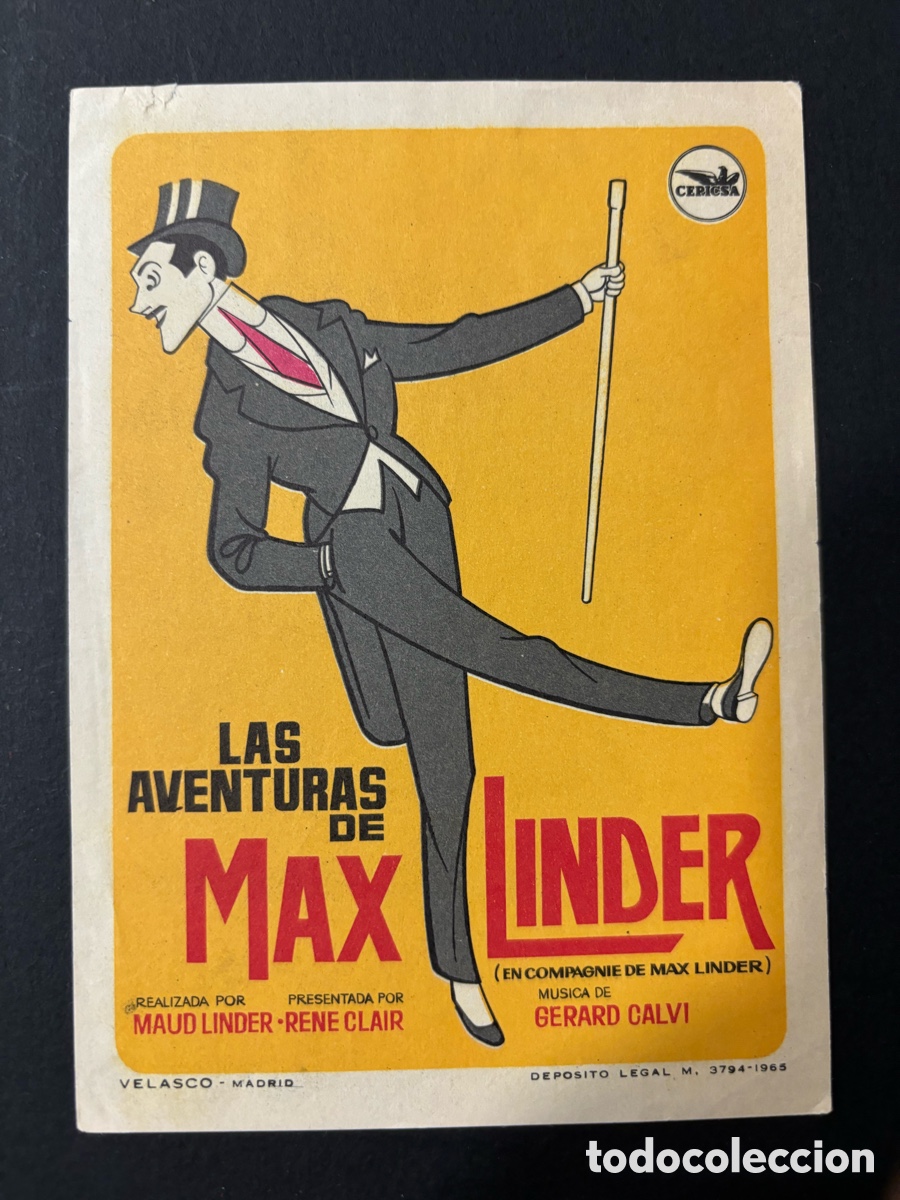 Cine: Programa las aventuras de Max linder A12 - Foto 1