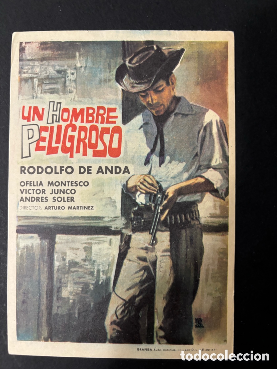 Cine: Programa un hombre peligroso Rodolfo de anda A3 - Foto 1