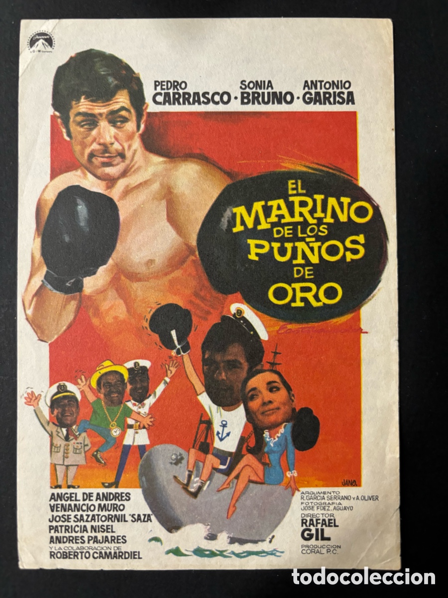 Cine: Programa el marino de los pu&ntilde;os de oro Pedro Carrasco A3 - Foto 1