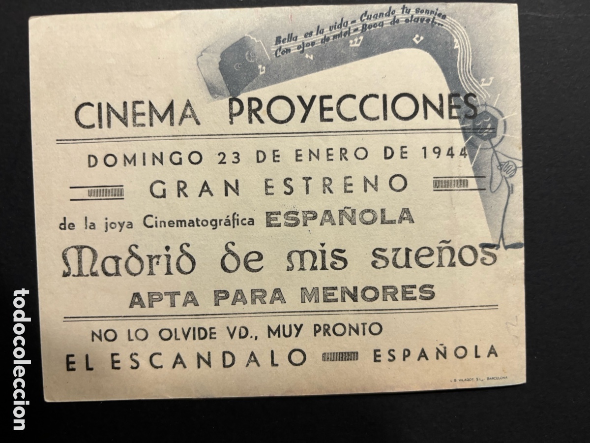 Cine: Programa Madrid de mis sue&ntilde;os maria mercader cinema proyecciones A3 - Foto 3