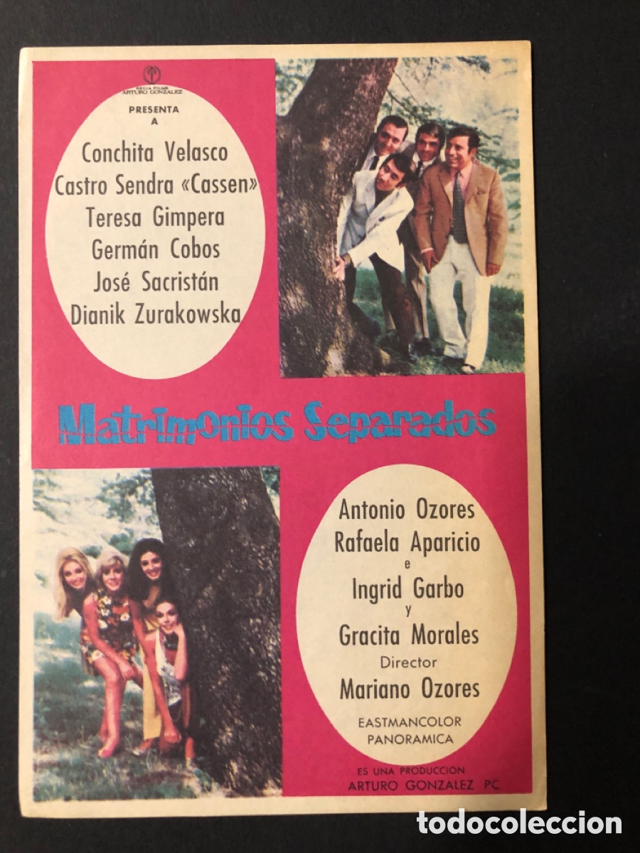 Cine: Programa matrimonios separados Conchita Velasco A3 - Foto 1
