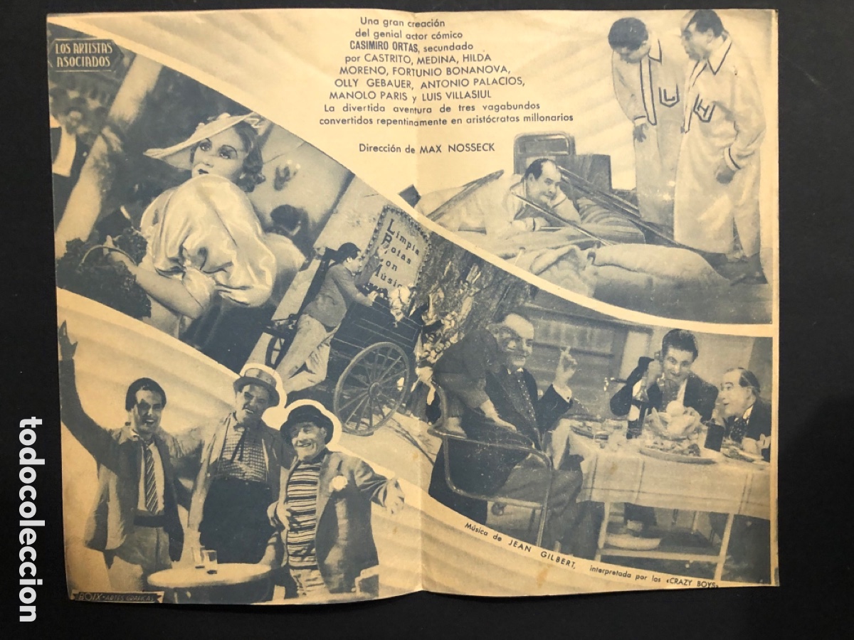 Cine: Programa poderoso caballero Casimiro ortas con publicidad royal cinema A3 - Foto 2