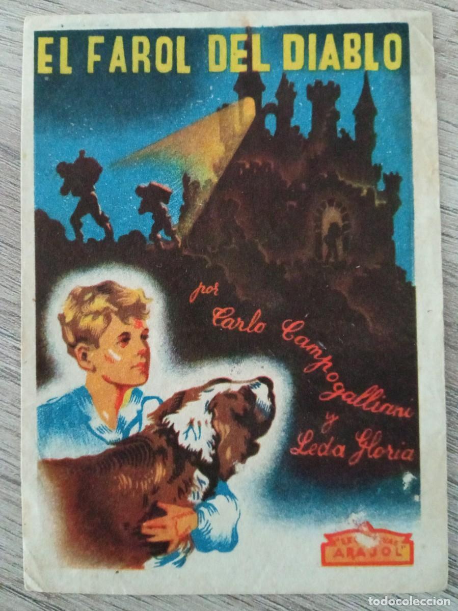Folhetos de m&atilde;o de filmes antigos de cinema: EL FAROL DEL DIABLO, CARLO CAMPOGALLIANI, ARAJOL