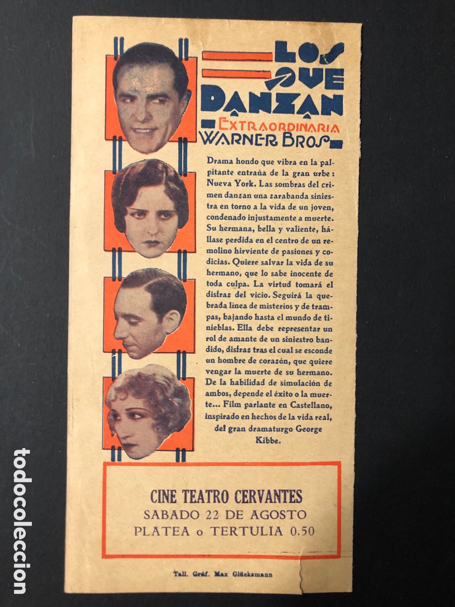Cine: Programa uruguayo los que danzan antonio Moreno mar&iacute;a alba A12 - Foto 4