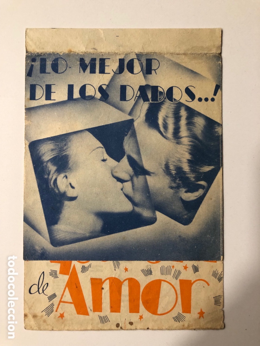 Folhetos de m&atilde;o de filmes antigos de cinema: Programa apuesta de amor Gene Raymond con publicidad cine capitol valencia A12