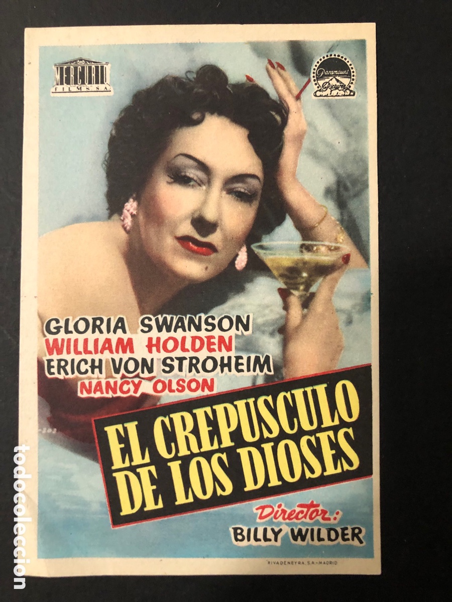 Cine: Programa el crep&uacute;sculo de los dioses gloria swanson A12 - Foto 1