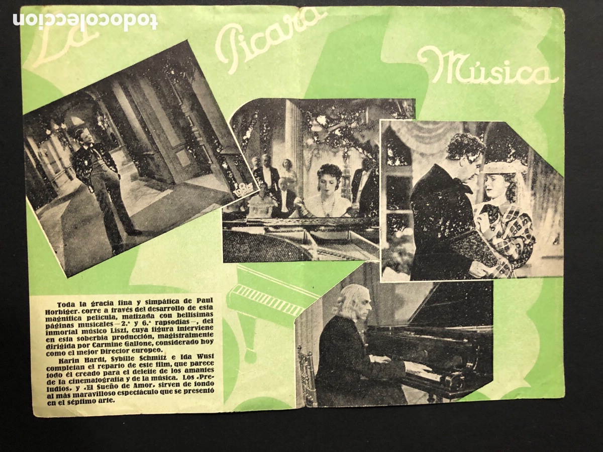 Cine: Programa la p&iacute;cara m&uacute;sica paul Horbiger A12 - Foto 2