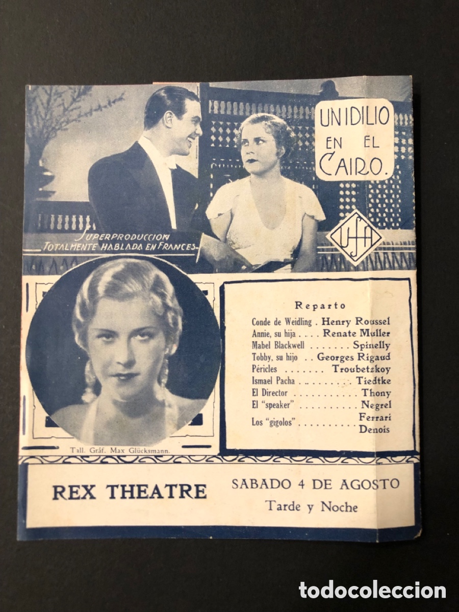 Cine: Programa un idilio en el cairo Renate M&uuml;ller con publicidad A12 - Foto 3