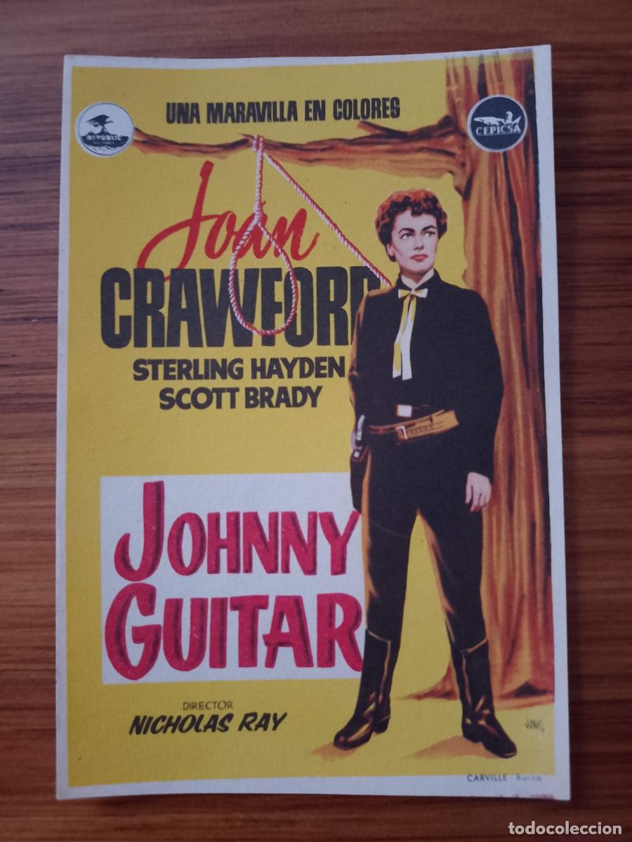 Cine: PROGRAMA DE CINE 1965 JOAN CRAWFORD JOHNNY GUITAR - Foto 1