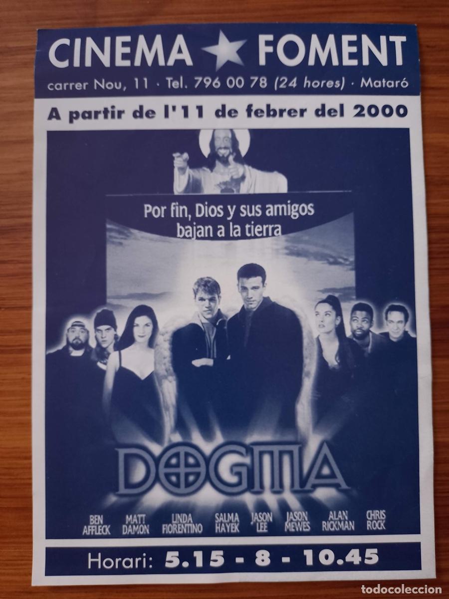 Cine: PROGRAMA DE CINE 2000 CINEMA FOMENT MATARO DOGMA - Foto 1