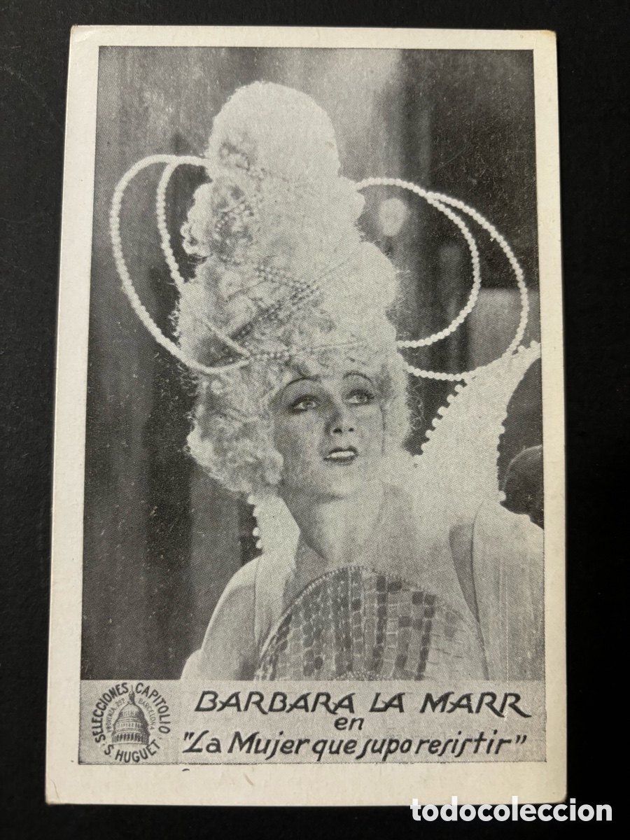 Folhetos de m&atilde;o de filmes antigos de cinema: Programa la mujer que supo resistir b&aacute;rbara la marr A12
