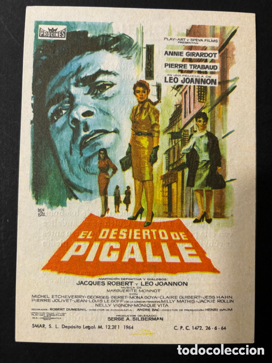 Cine: Programa el desierto de pigalle annie girardot con publicidad teatro concha segura Yecla A12