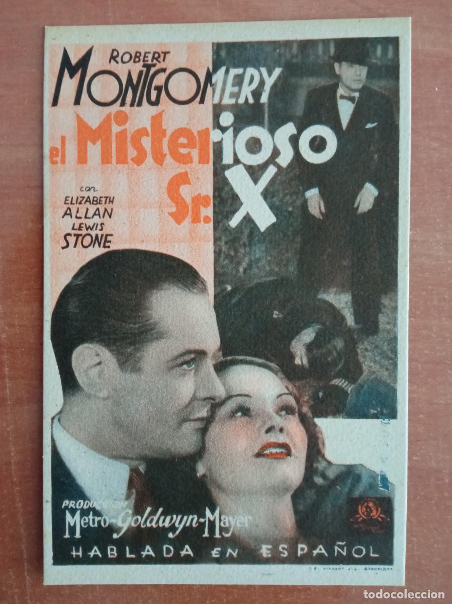 Cine: EL MISTERIOSO SR. X, ROBERT MONTGOMERY - Foto 1