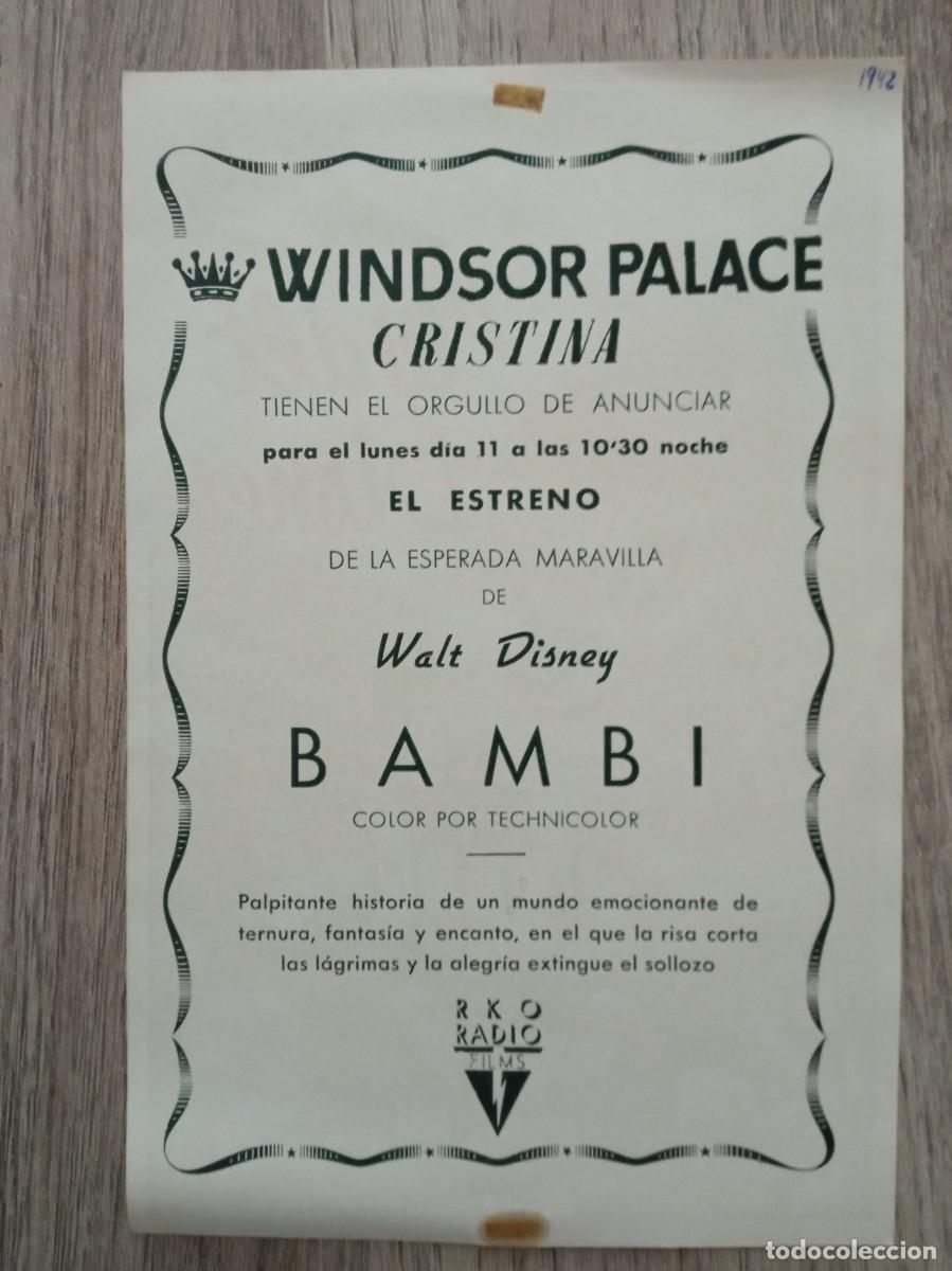 Cine: BAMBI, DISNEY, WINDSOR PALACE - Foto 2