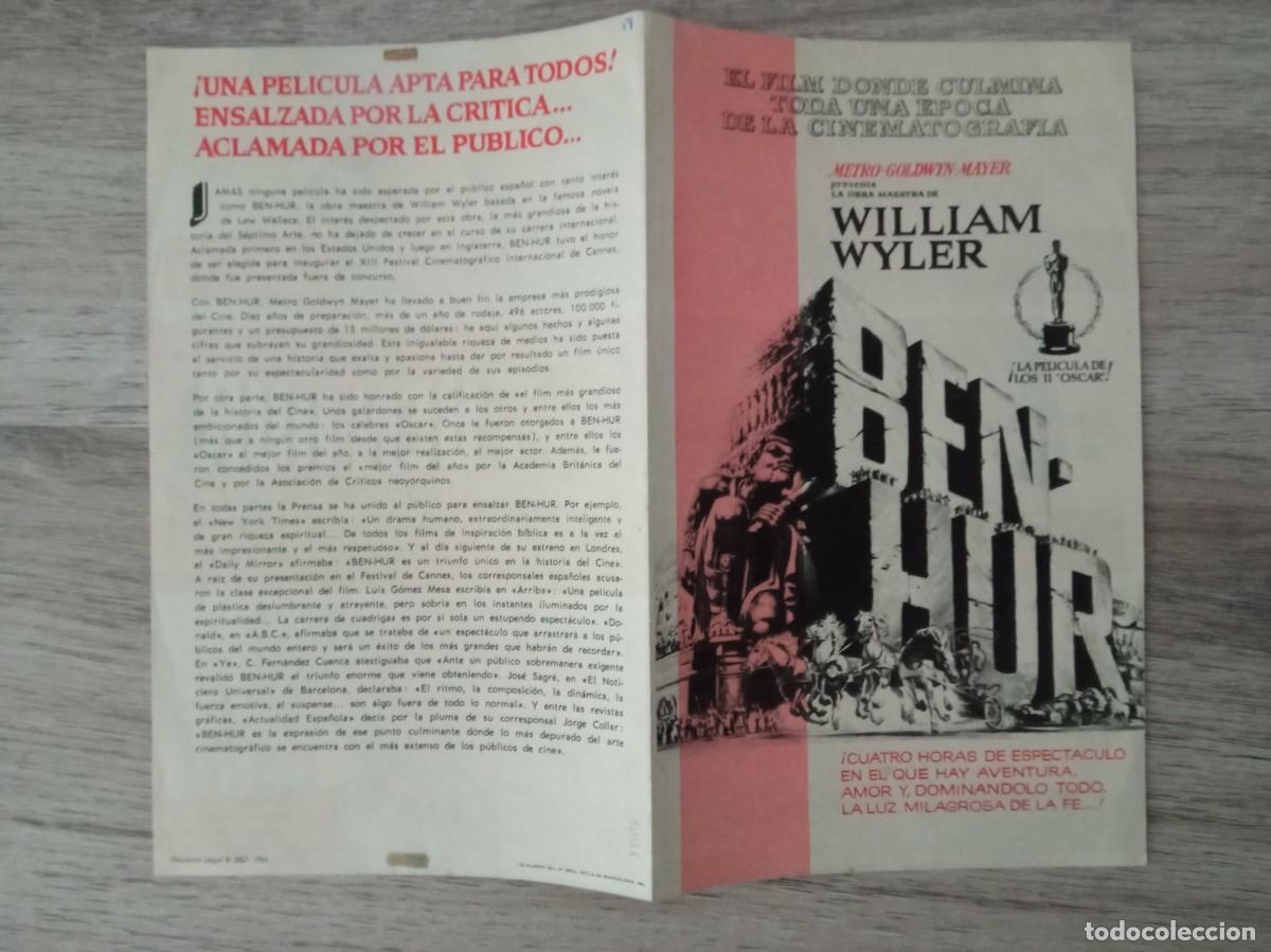 Cine: BEN-HUR, CHARLTON HESTON - Foto 3
