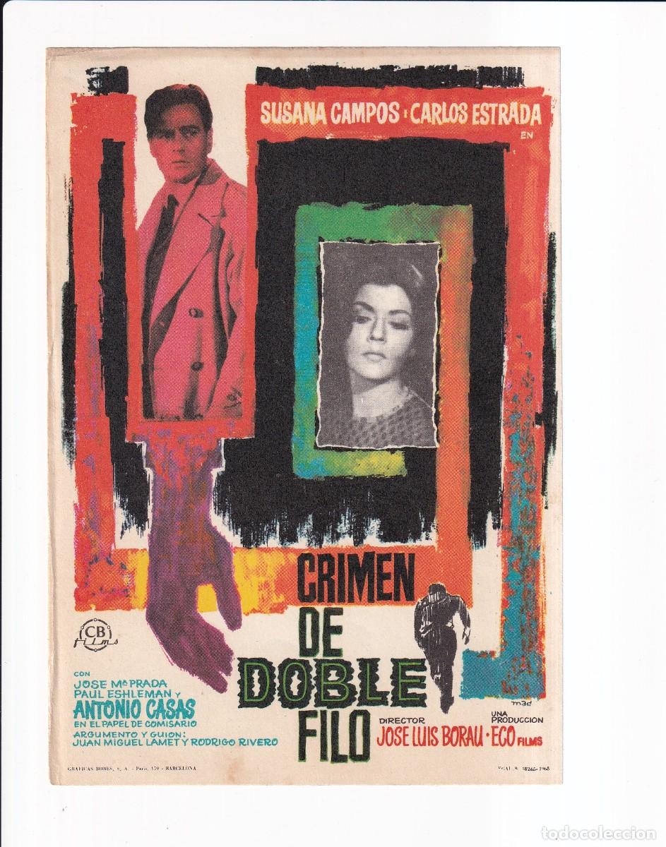 Cine: CRIMEN DE DOBLE FILO : SUSANA CAMPOS