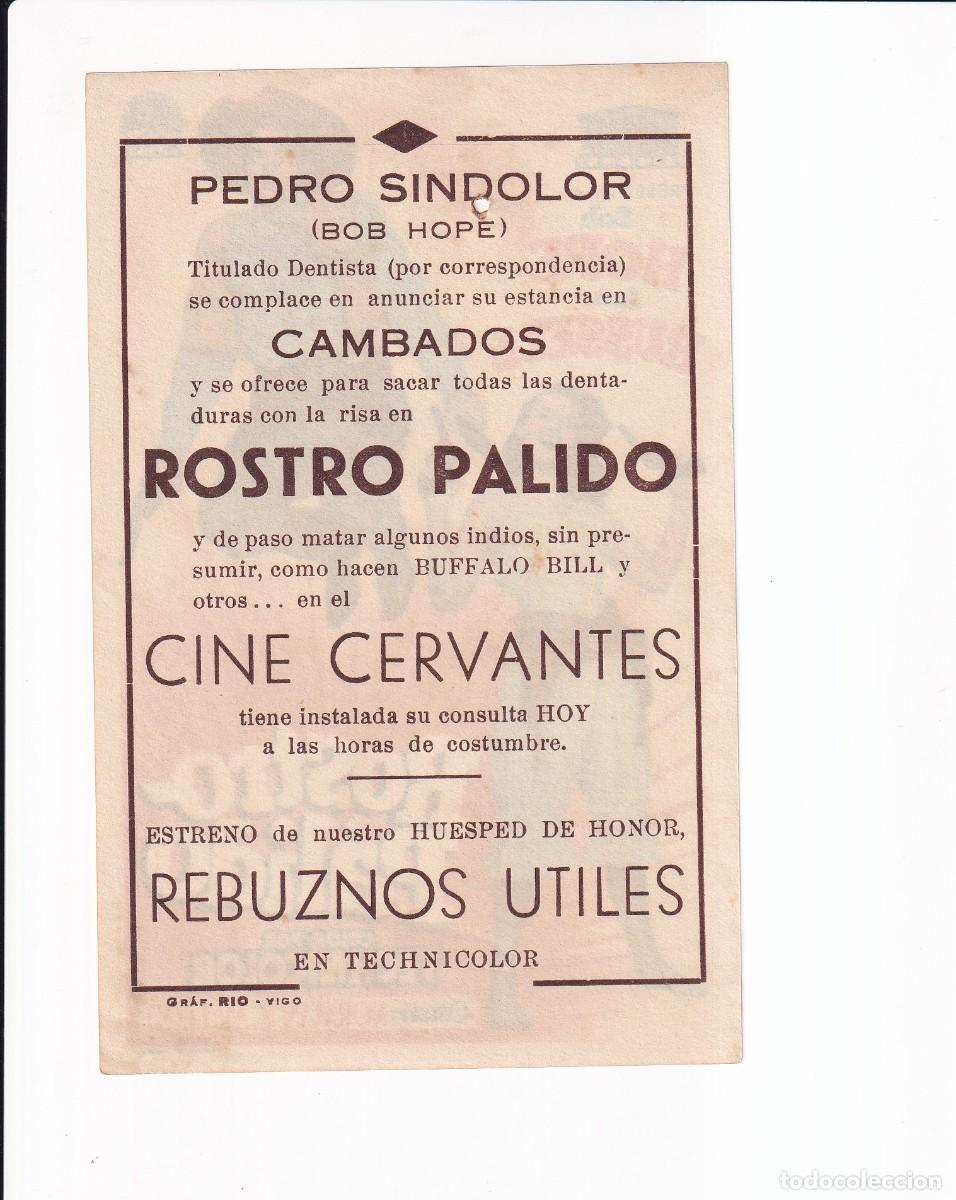 Cine: ROSTRO-PALIDO : BOB HOPE - Foto 2