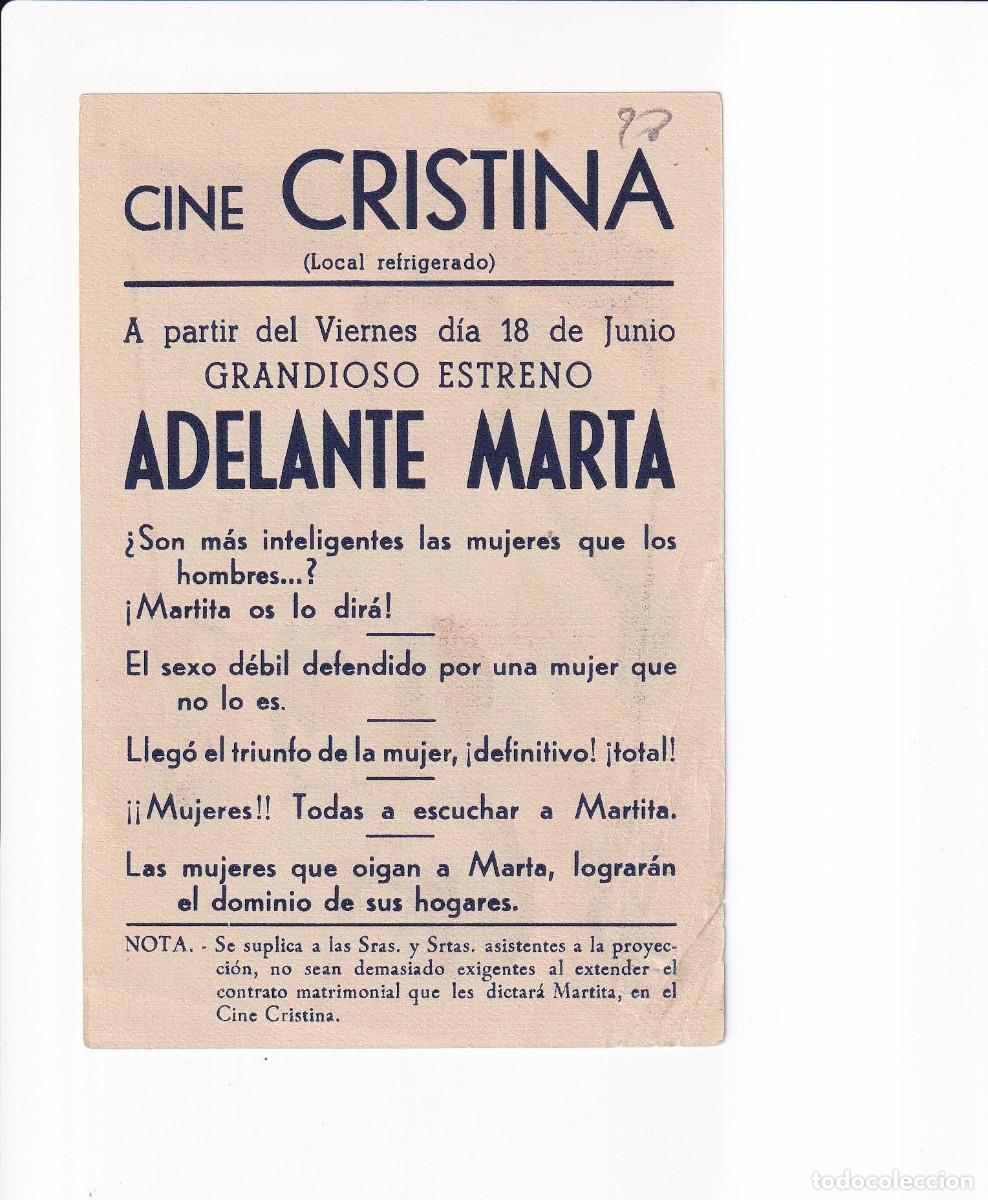 Cine: ADELANTE MARTA : STIC JARREL - Foto 2