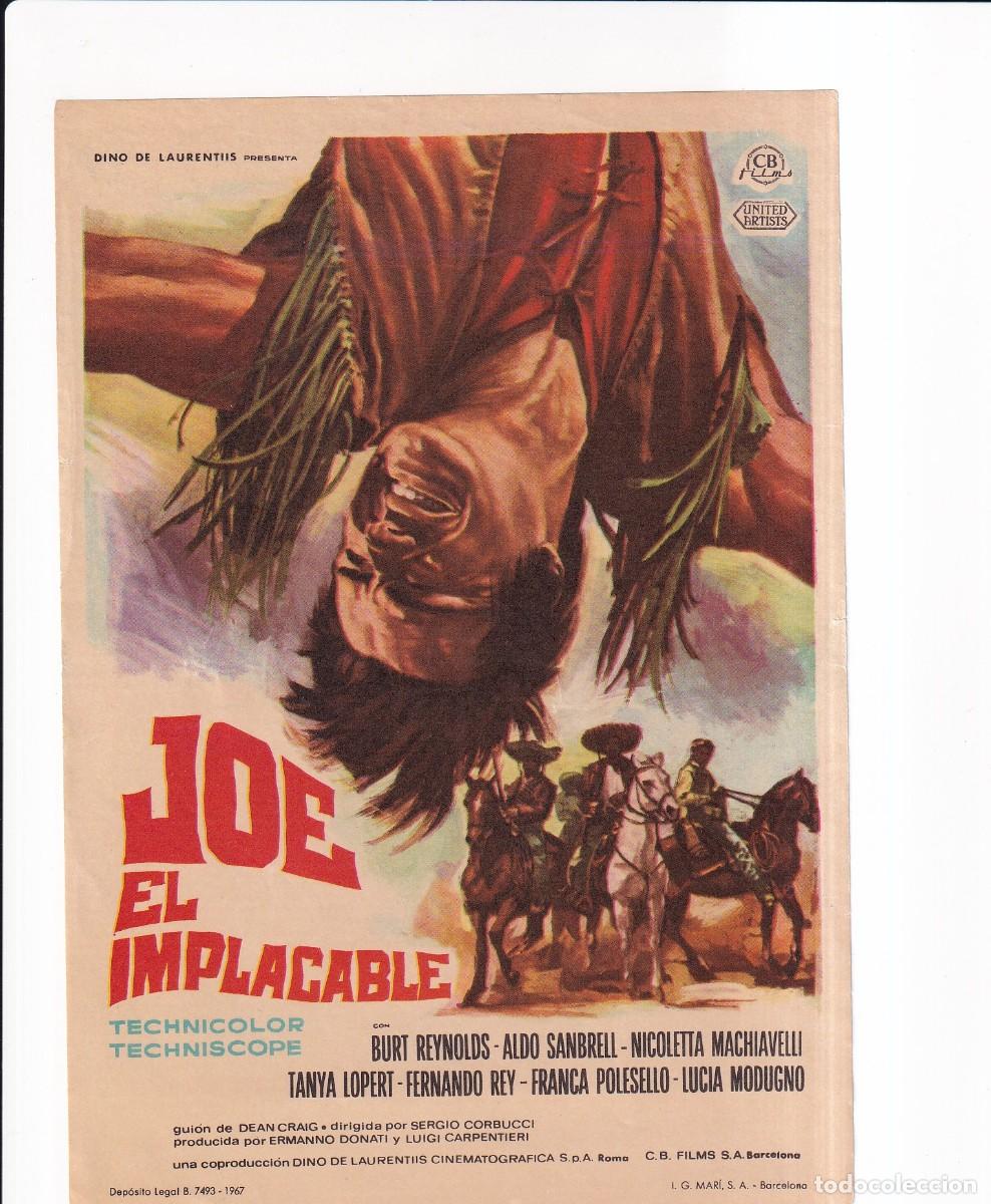 Cine: JOE EL IMPLACABLE : BURT REYNOLDS - Foto 1