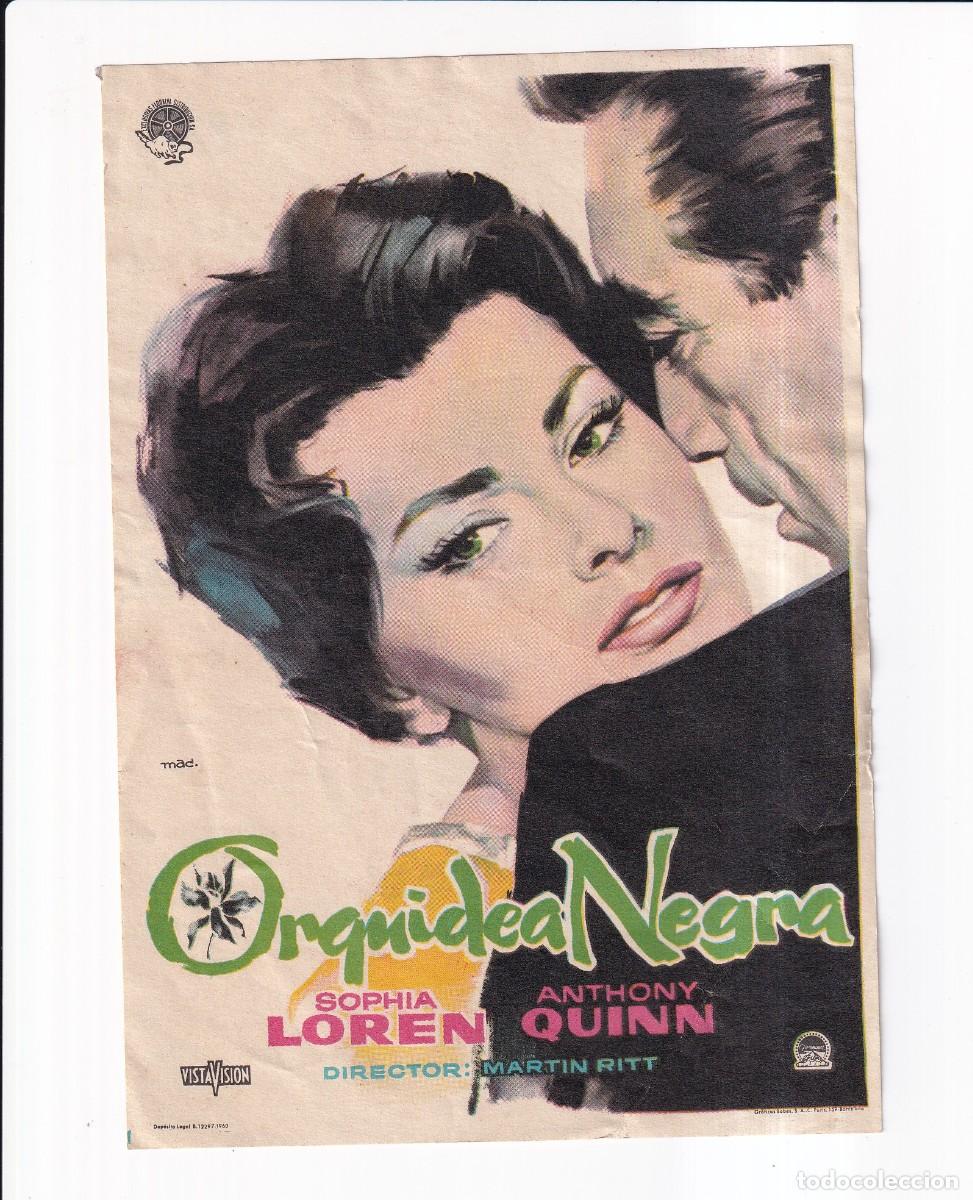 Cine: ORQUIDEA NEGRA .- SOFIA LOREN, ANTHONY QUINN - Foto 1