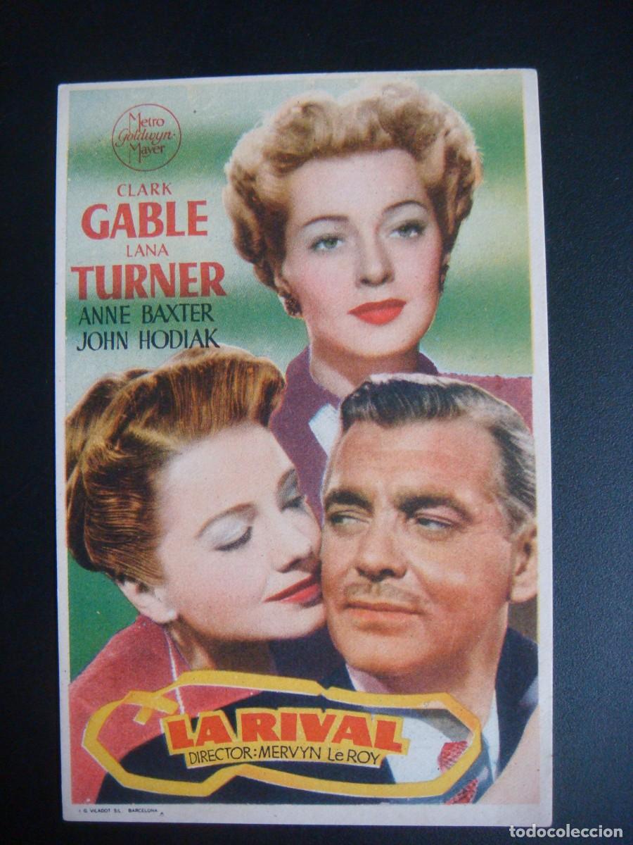 Cine: PROGRAMA DE MANO DE LA RIVAL CON CLARK CABLE-CAJ-N&ordm;-21-SOB-N&ordm;-1 - Foto 1