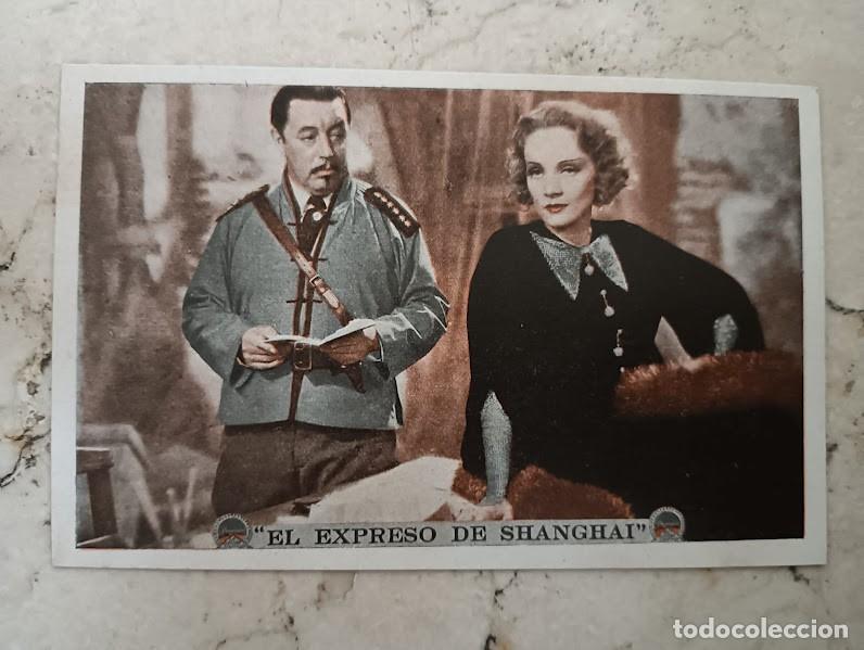 Cine: PTCC 812 EL EXPRESO DE SHANGHAI PROGRAMA TARJETA PARAMOUNT MARLENE DIETRICH WARNER OLAND - Foto 1