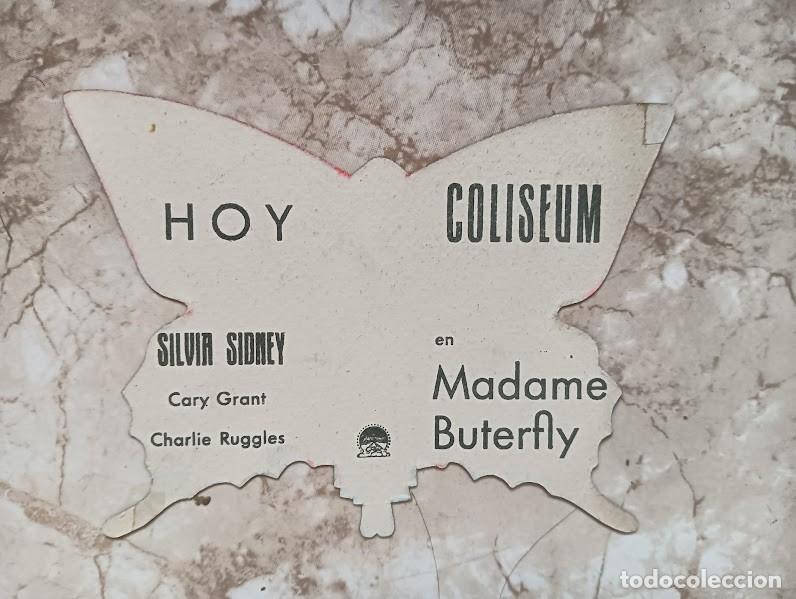 Cine: PTCC2 32 MADAME BUTTERFLY PROGRAMA TROQUELADO PARAMOUNT SYLVIA SIDNEY CARY GRANT - Foto 2