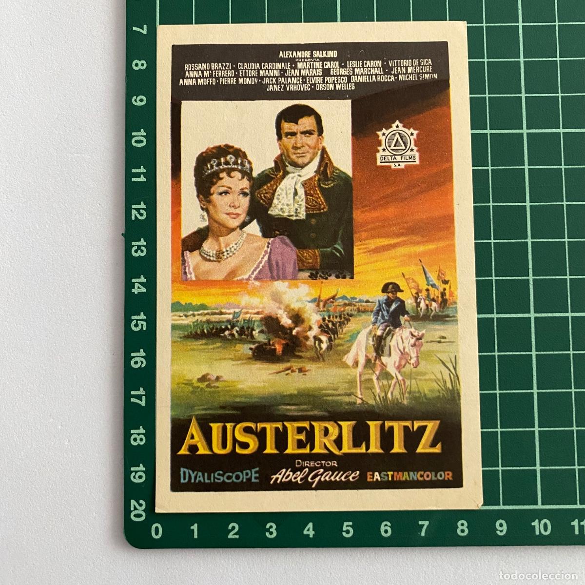 Cine: Programa de cine folleto de mano pelicula Austerlitz - Foto 1