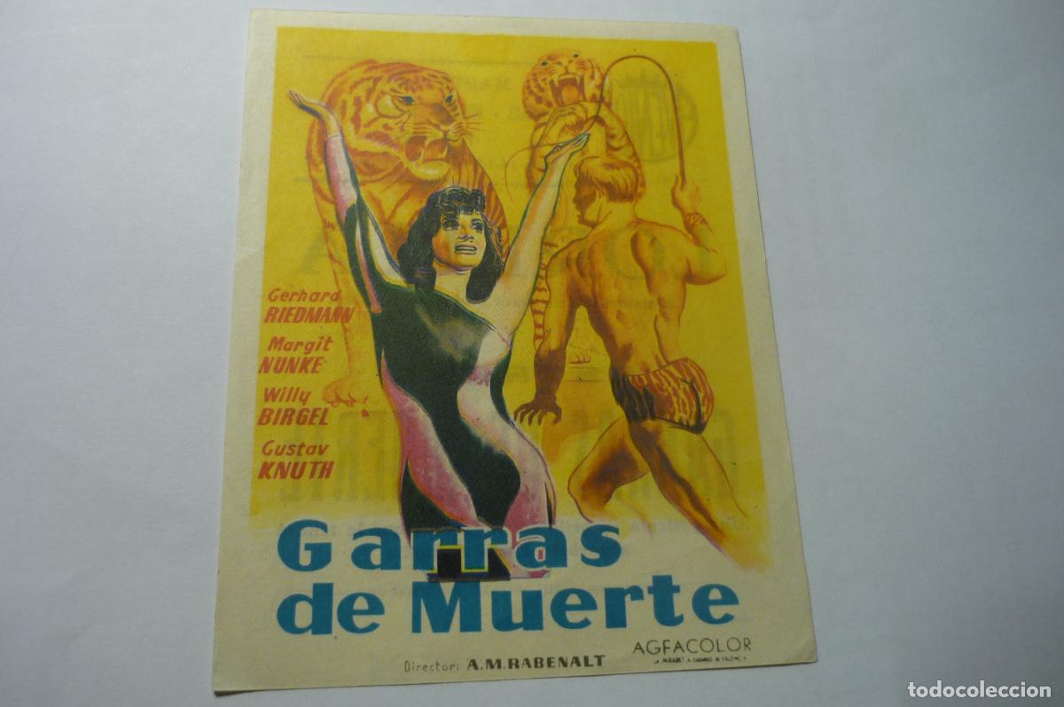 Cine: PROGRAMA GARRAS DE MUERTE,. PUBLICIDAD AVENIDA .REUS - Foto 1