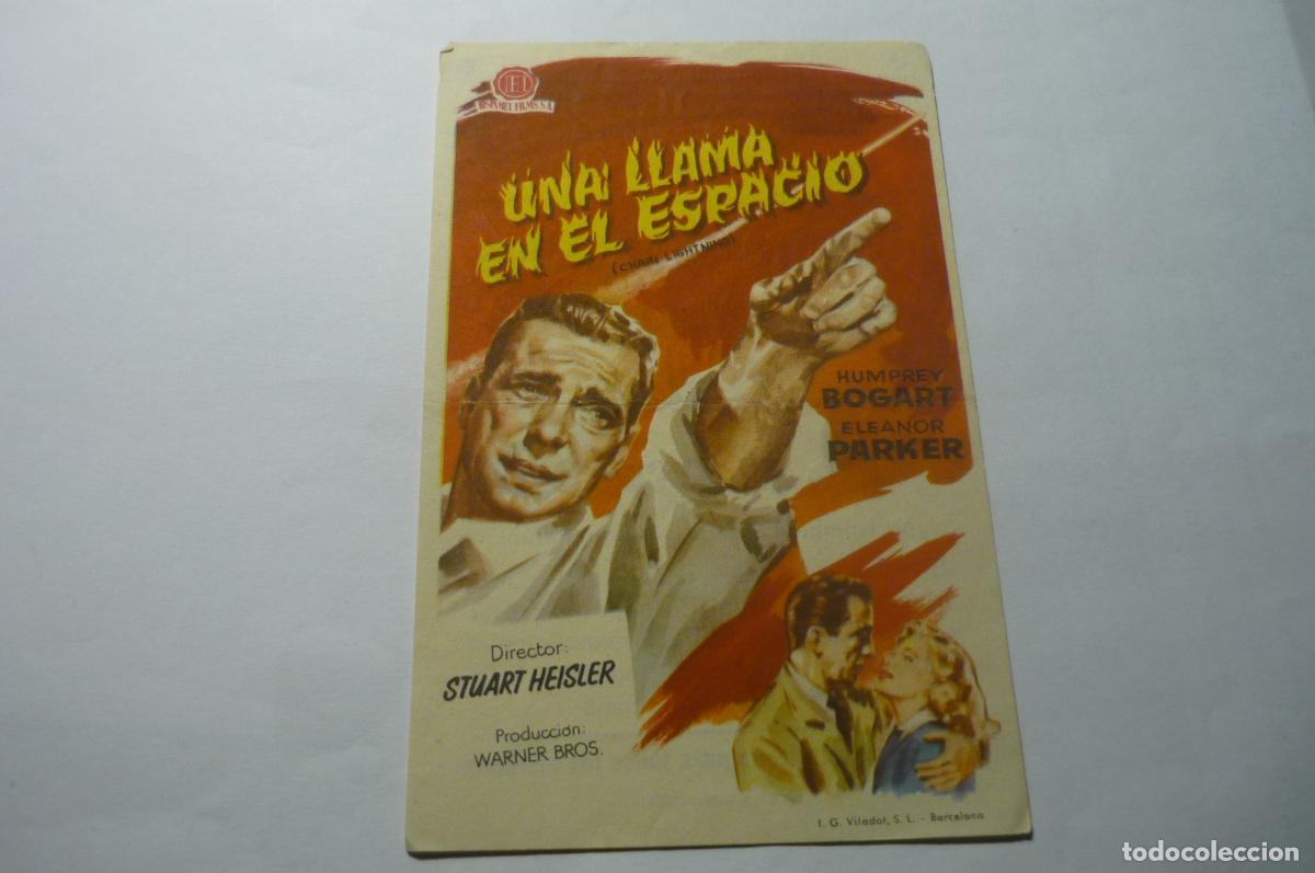 Cine: programa una llama en el espacio h.bogart publicidad - Foto 1