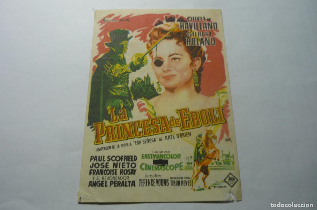 Cine: PROGRAMA LA PRINCESA DE EBOLI.-OLIVIA DE HAVILLAND PUBLICIDAD - Foto 1