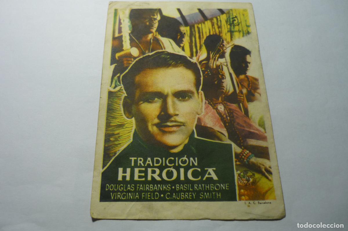 Cine: PROGRAMA TRADICION HEROICA DOUGLAS FAIRBANKS - Foto 1